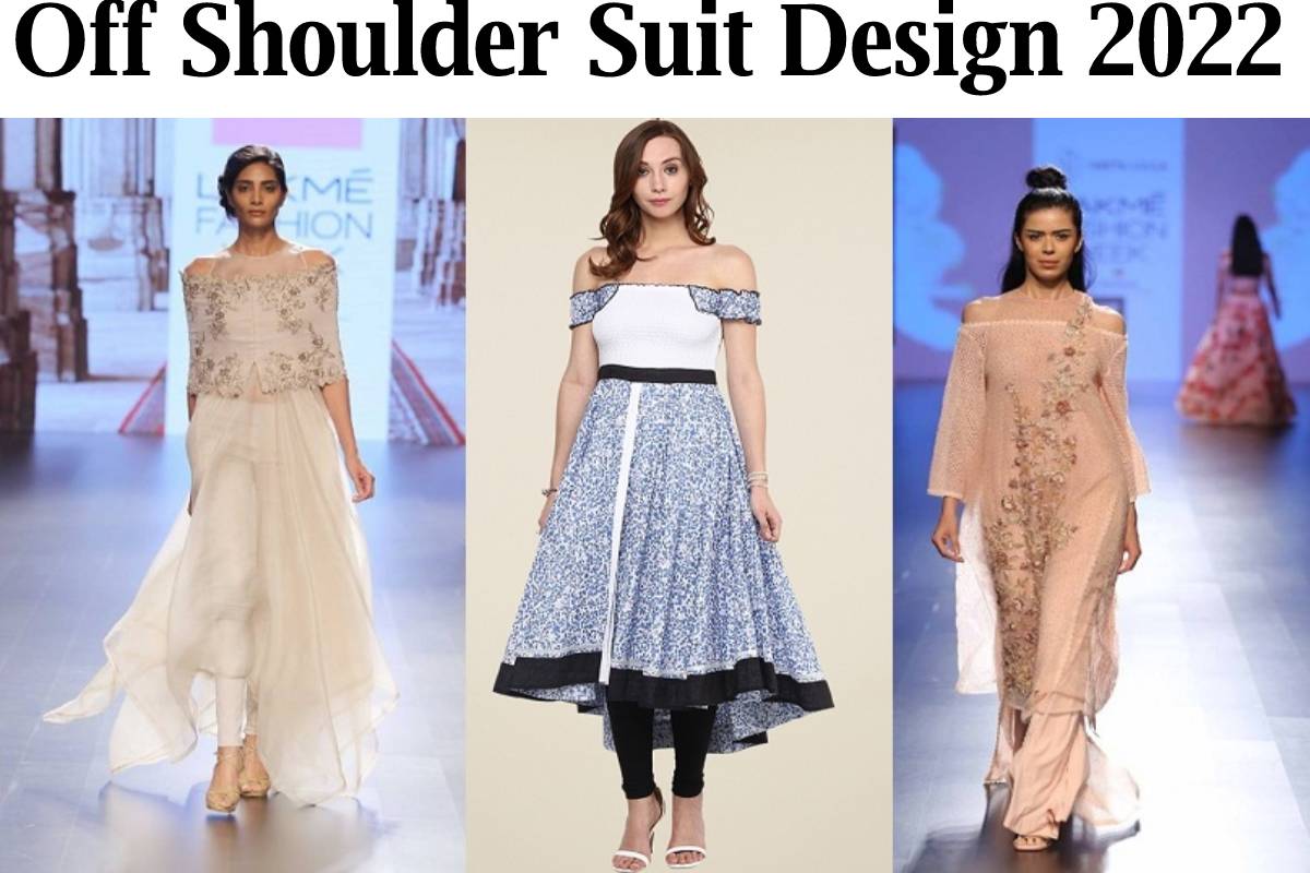 Off Shoulder Suit Design 2022