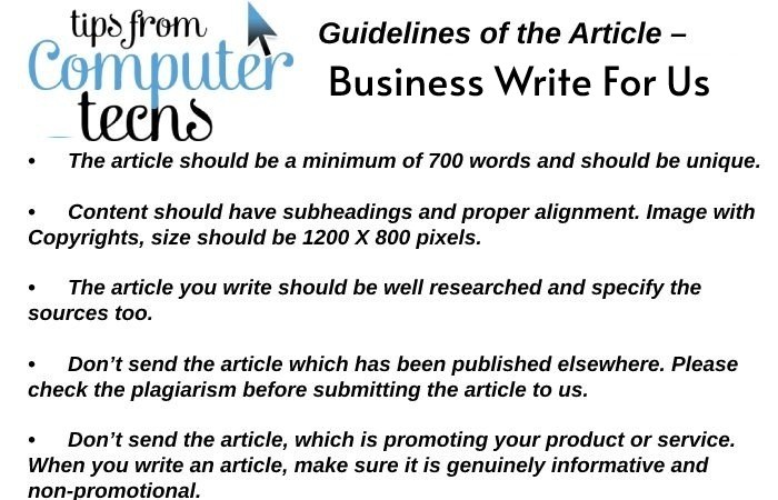 Business Write For Us