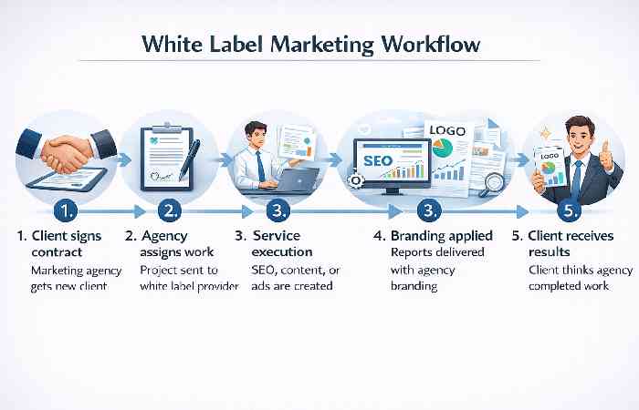 white label marketing workflow