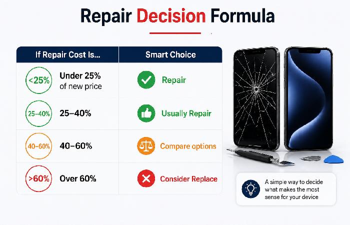 repair decision formula